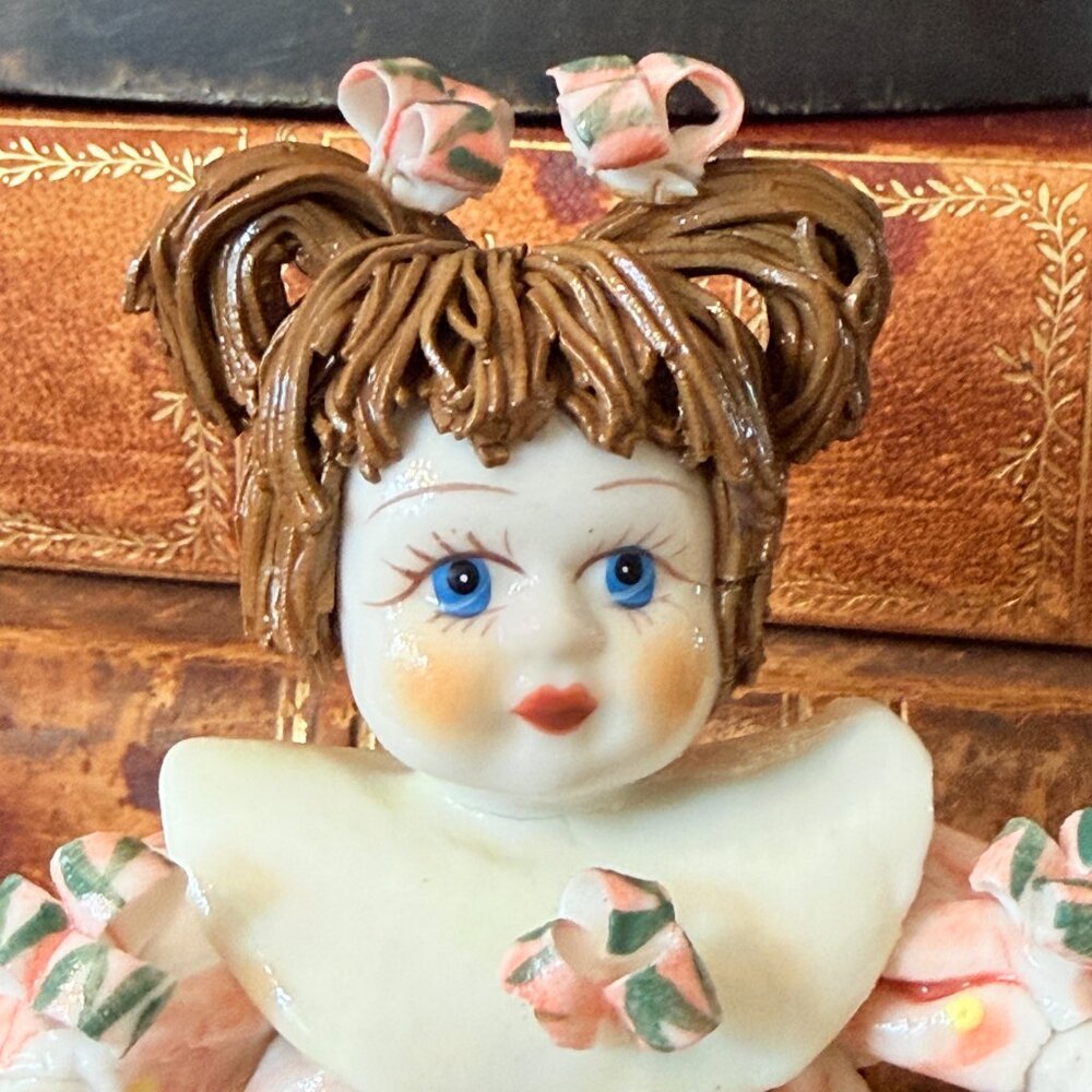 Italian Lino Zampiva Spaghetti Hair Doll Figurine - Picture 4 of 15